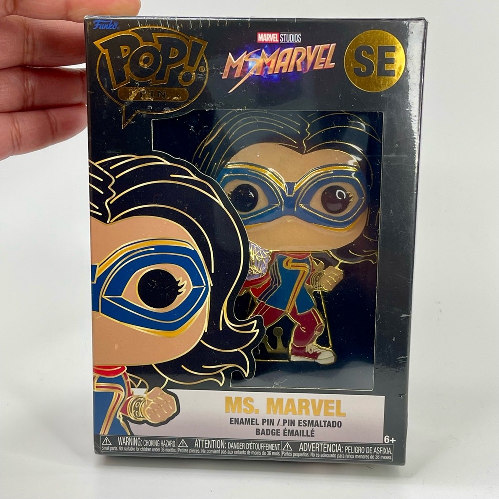 Enamel Pin Funko Pop! Ms. Marvel  NWT